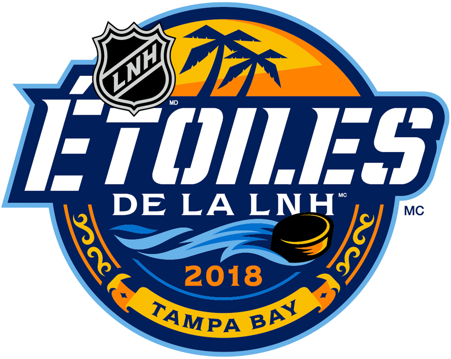 NHL All-Star Game 2018 Alt. Language Logo iron on heat transfer